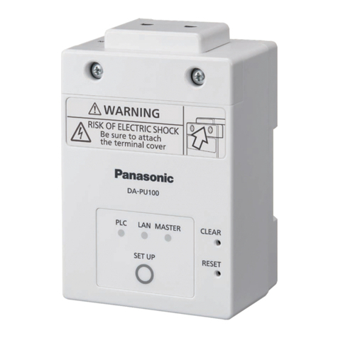 Panasonic HD-PLC DA-PU100 Use and care manual