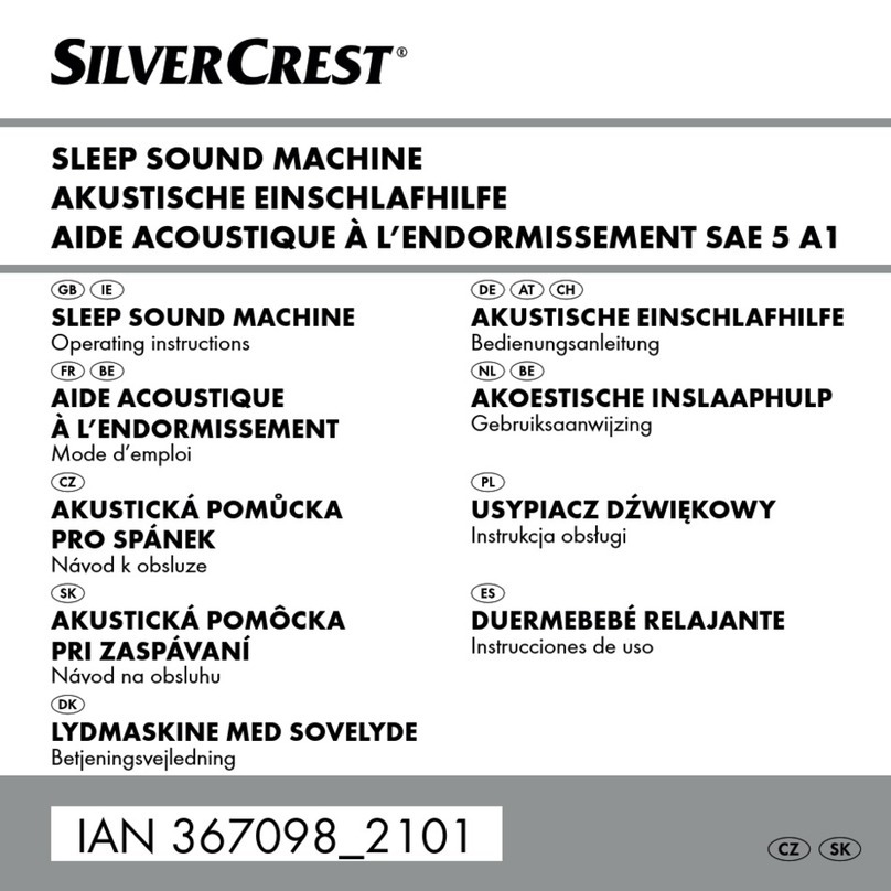 Silvercrest 367098 2101 User manual Silvercrest 367098 2101 User manual