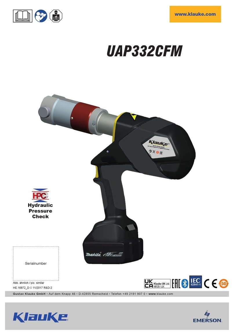 Emerson Klauke UAP332CFM manual