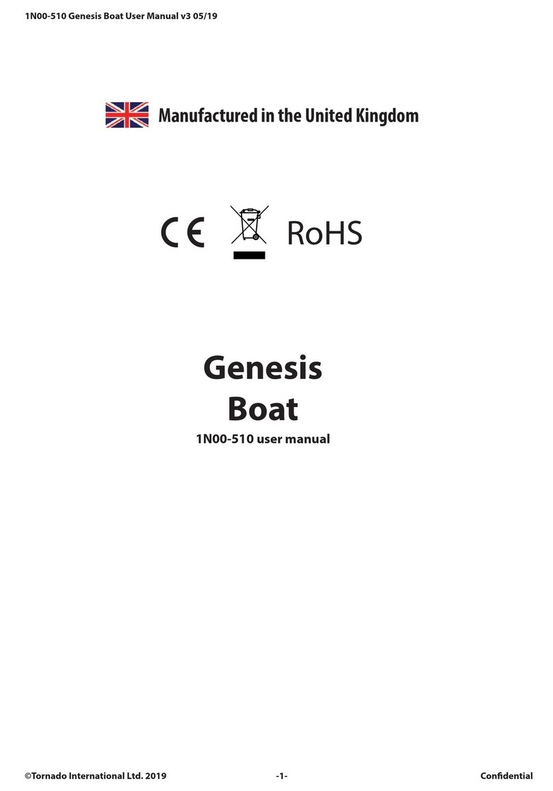Tornado Genesis Boat User manual
