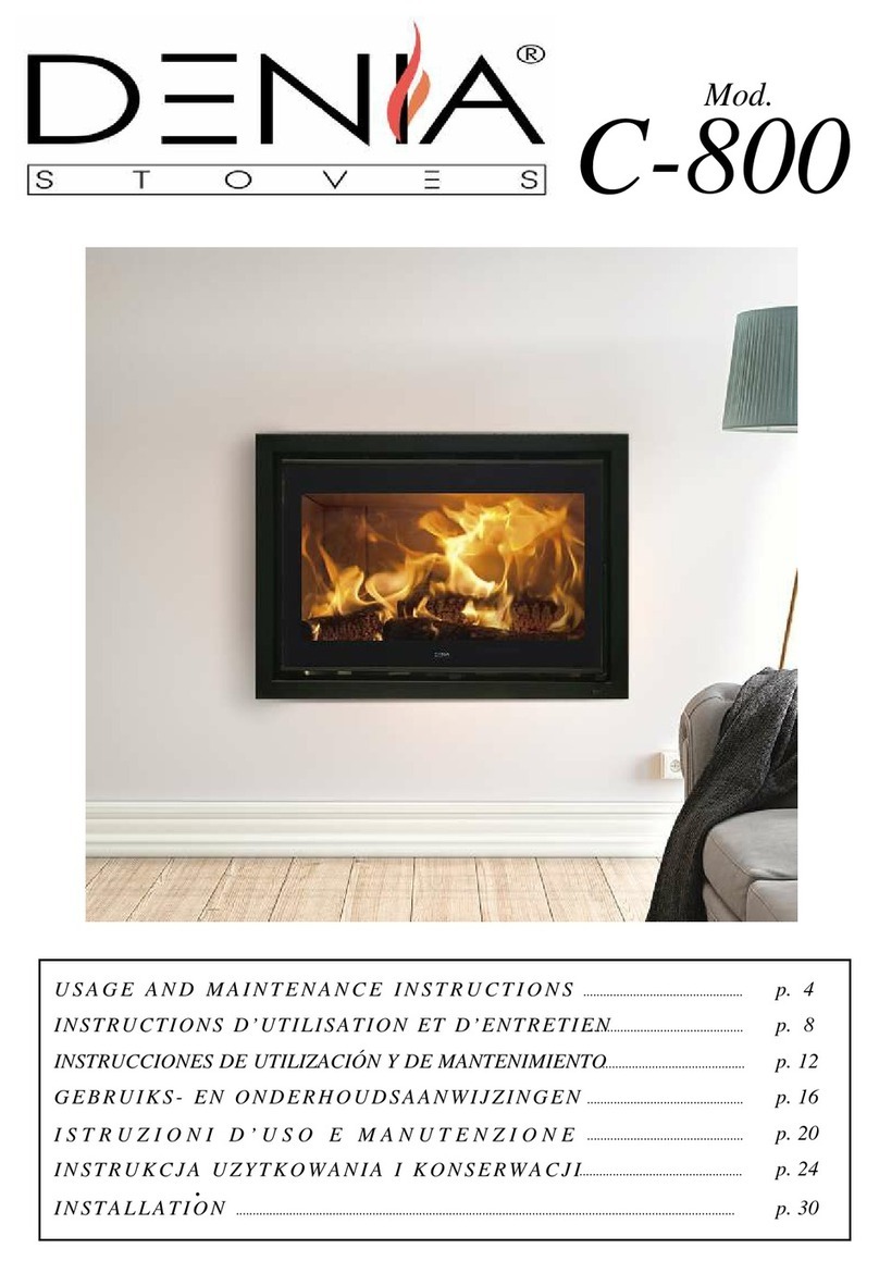 DENIA C-800 Usage and maintenance instructions