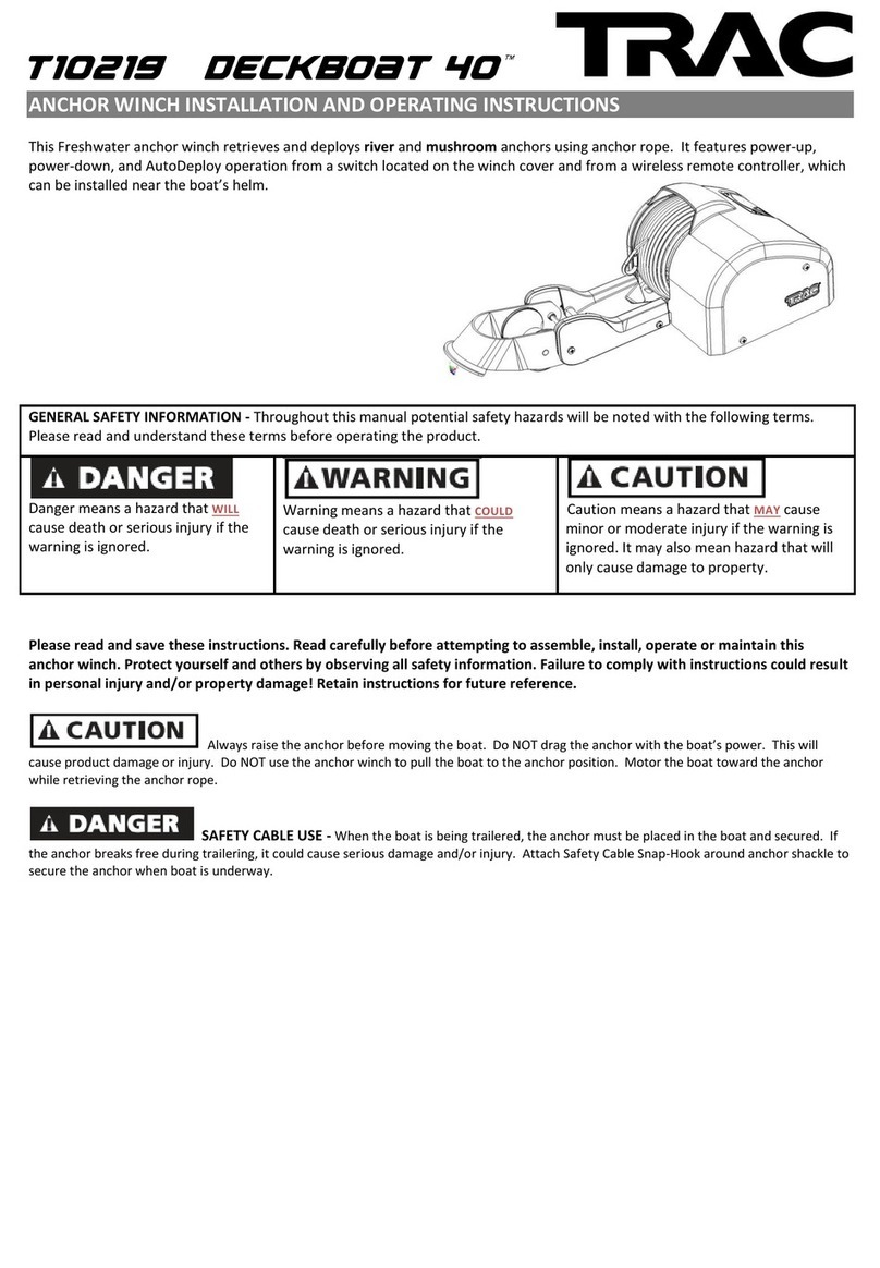 TRAC T10219 User manual