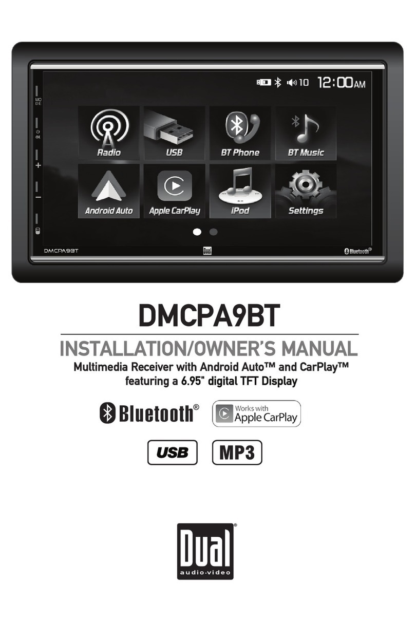 Dual DMCPA9BT Operating instructions Dual DMCPA9BT Operating instructions