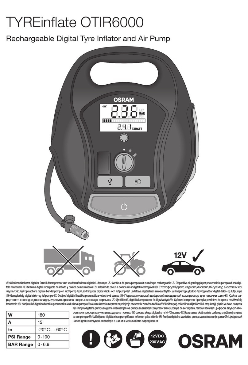 Osram TYREinflate OTIR6000 quick start guide