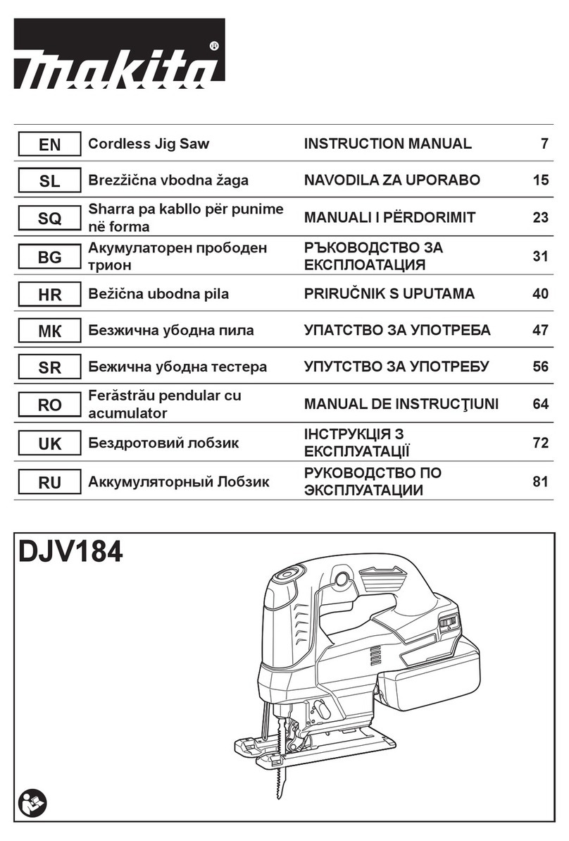 Makita DJV184RFJ User manual