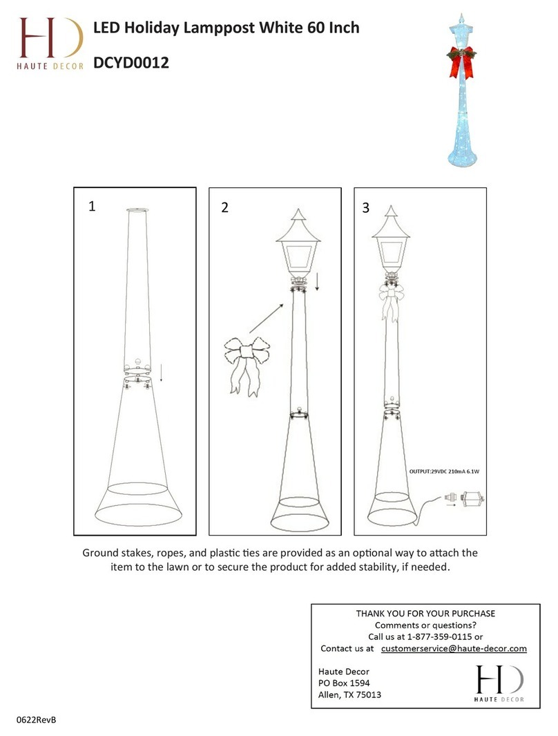 Haute Decor DCYD0012 instructions