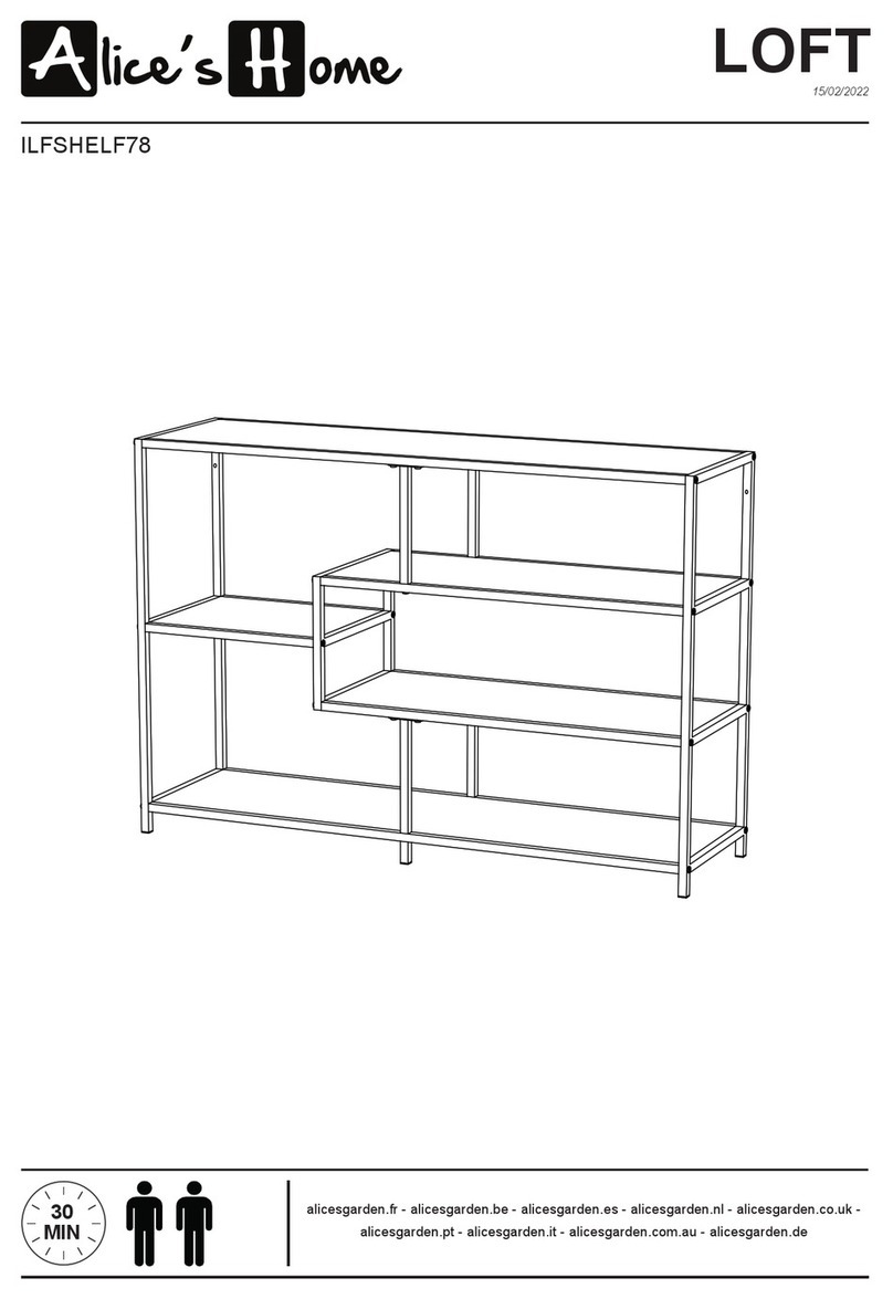 Alice's Home LOFT ILFSHELF78 User manual