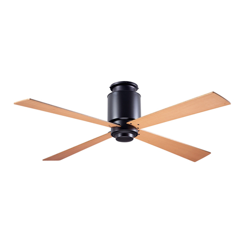 The Modern Fan Company Lapa Hugger Kit User manual