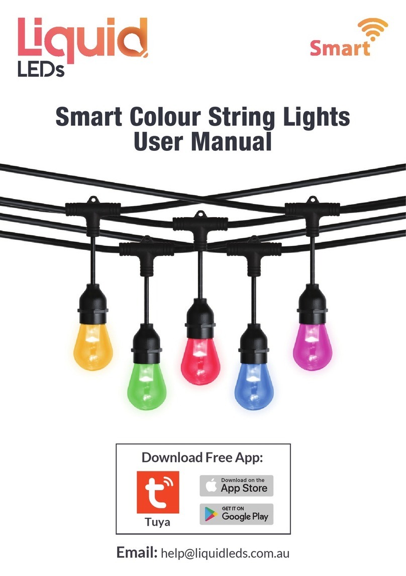 Liquid LEDs Smart Colour String Lights user manual