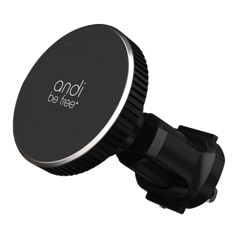 andi be free Vent Mount manual