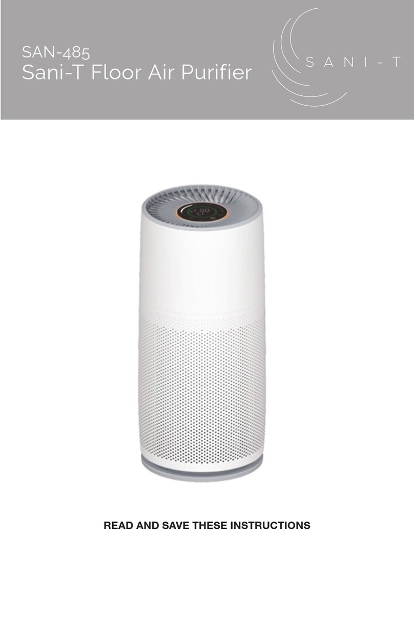 Smart Living Sani-T SAN-485 manual