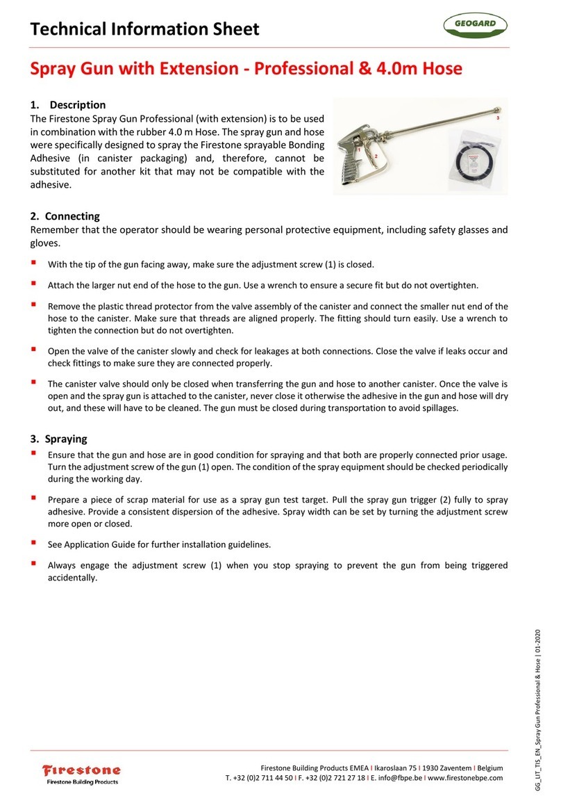 Firestone GEOGARD W563581082P Technical Information Sheet