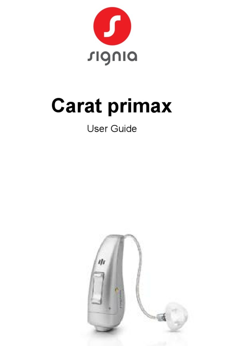 signia Carat primax user guide