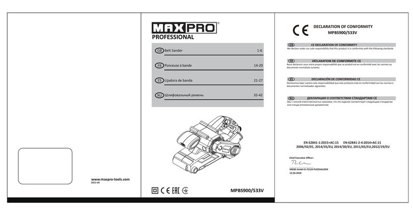 MaxPro PROFESSIONAL MPBS900/533V manual