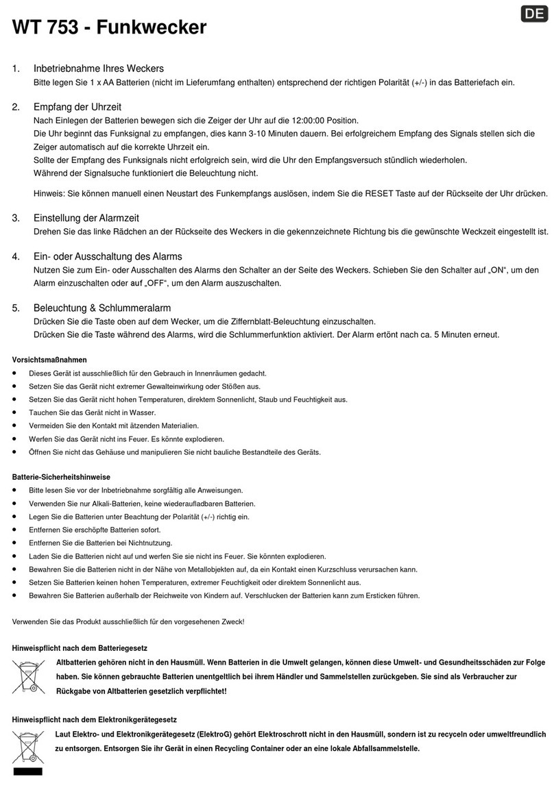 Technoline WT 753 User manual