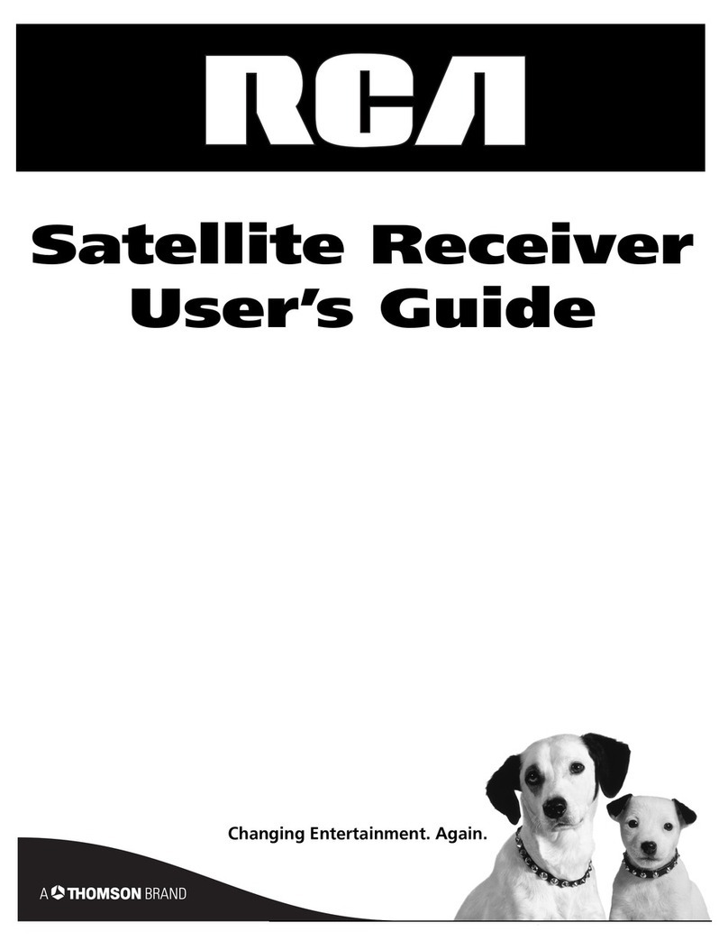 THOMSON RCA DCD407RH User manual