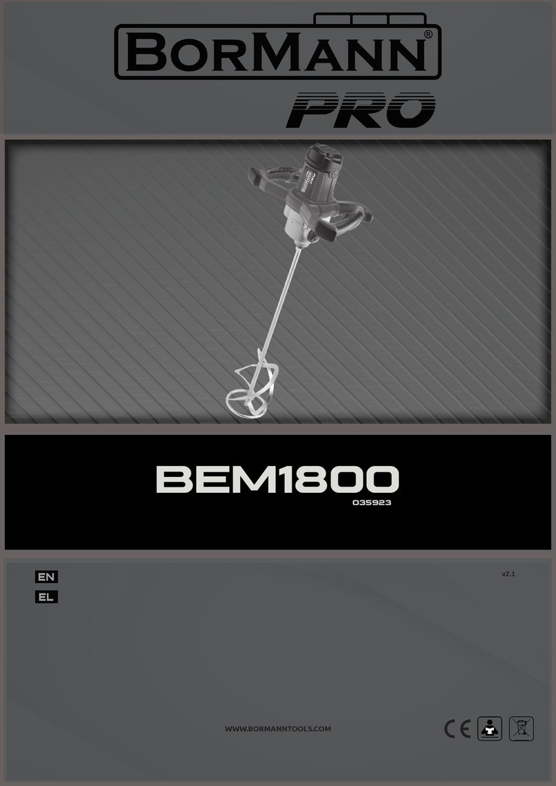 BorMann PRO BEM1800 owner's manual