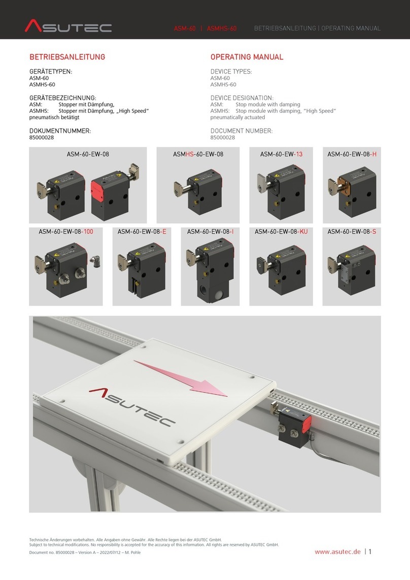 Asutec ASM-60 operating manual