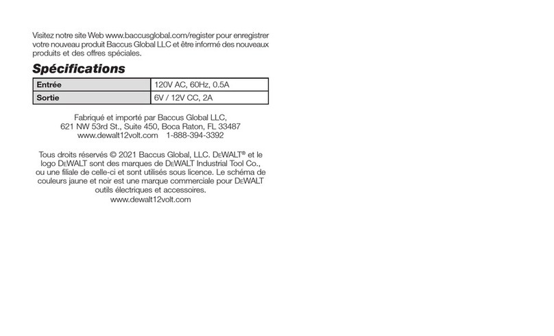 DeWalt DXAEC2CA User manual