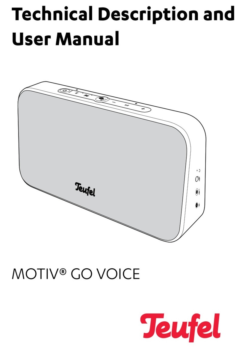 Teufel Motiv Go Technical description and user manual