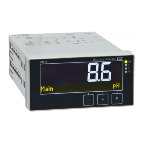 Endress+Hauser CM14 User manual