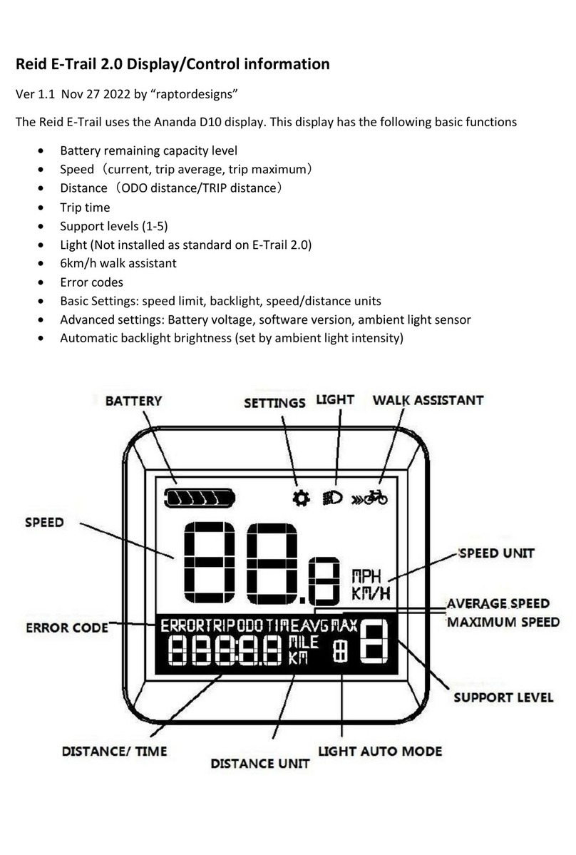 Reid E-Trail 2.0 Information