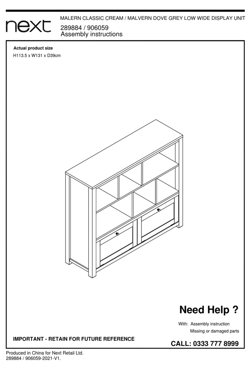 Next 289884 User manual Next 289884 User manual