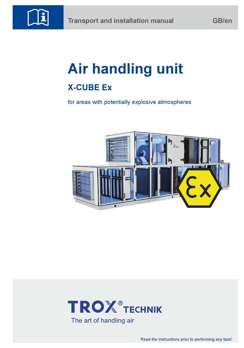 Trox Technik X-CUBE Ex User manual