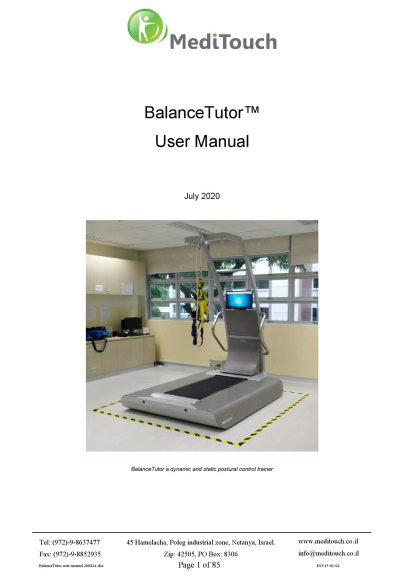 MediTouch BalanceTutor BT100 user manual