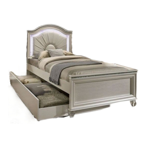 Furniture of America Allie Trundle CM7901T Assembly instructions