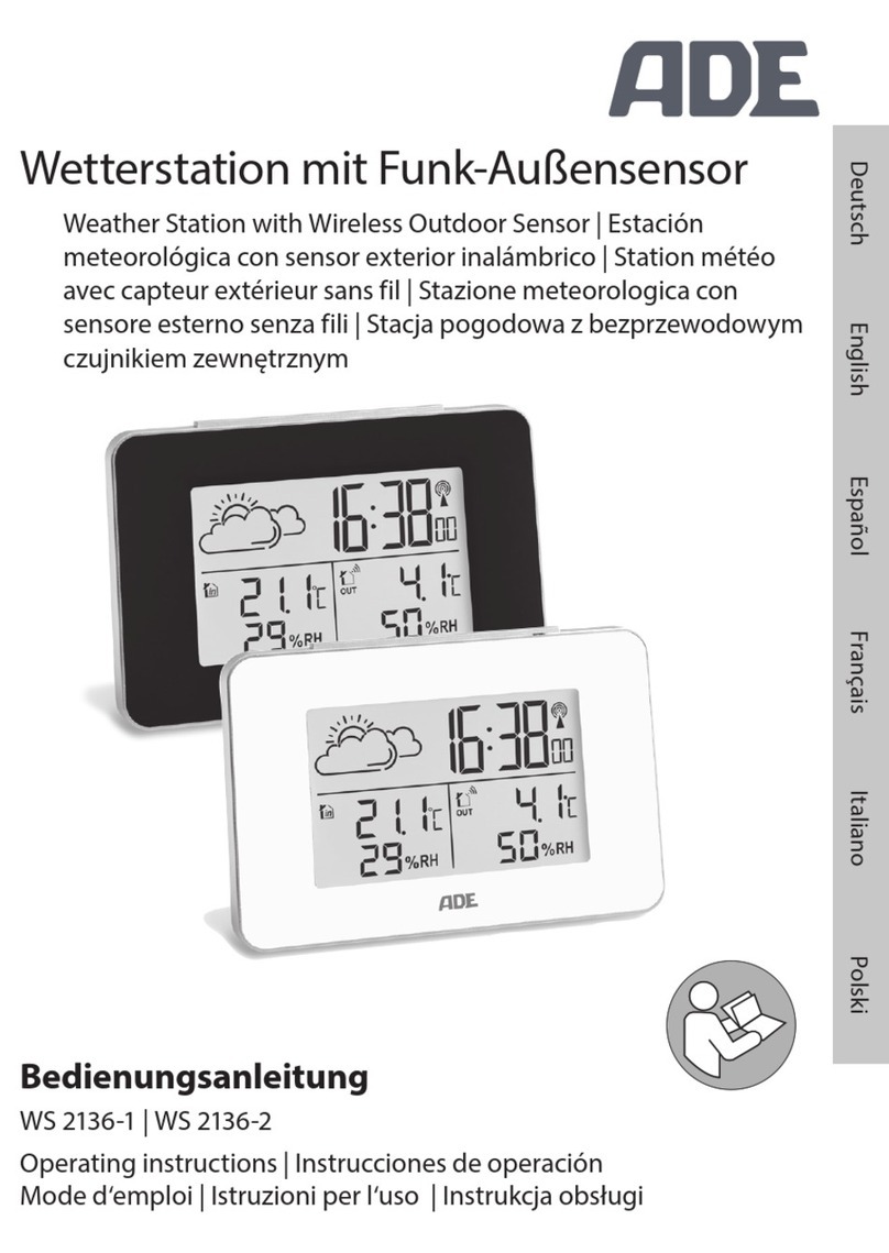 ADE WS 2136-1 operating instructions