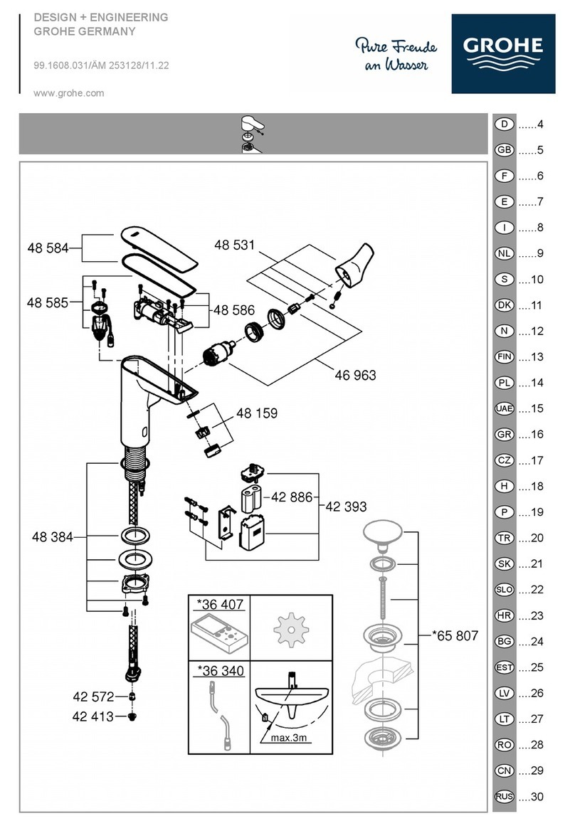 Grohe 23975003 manual Grohe 23975003 manual