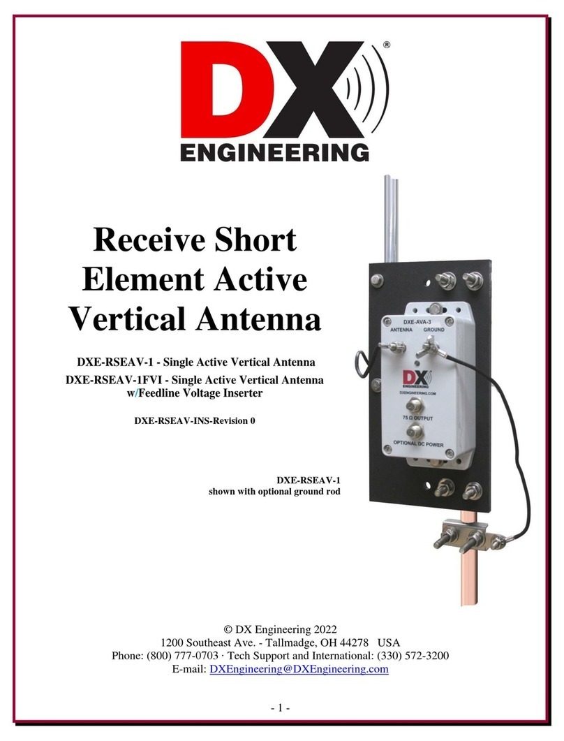 DX Engineering DXE-RSEAV-1 User manual DX Engineering DXE-RSEAV-1 User manual