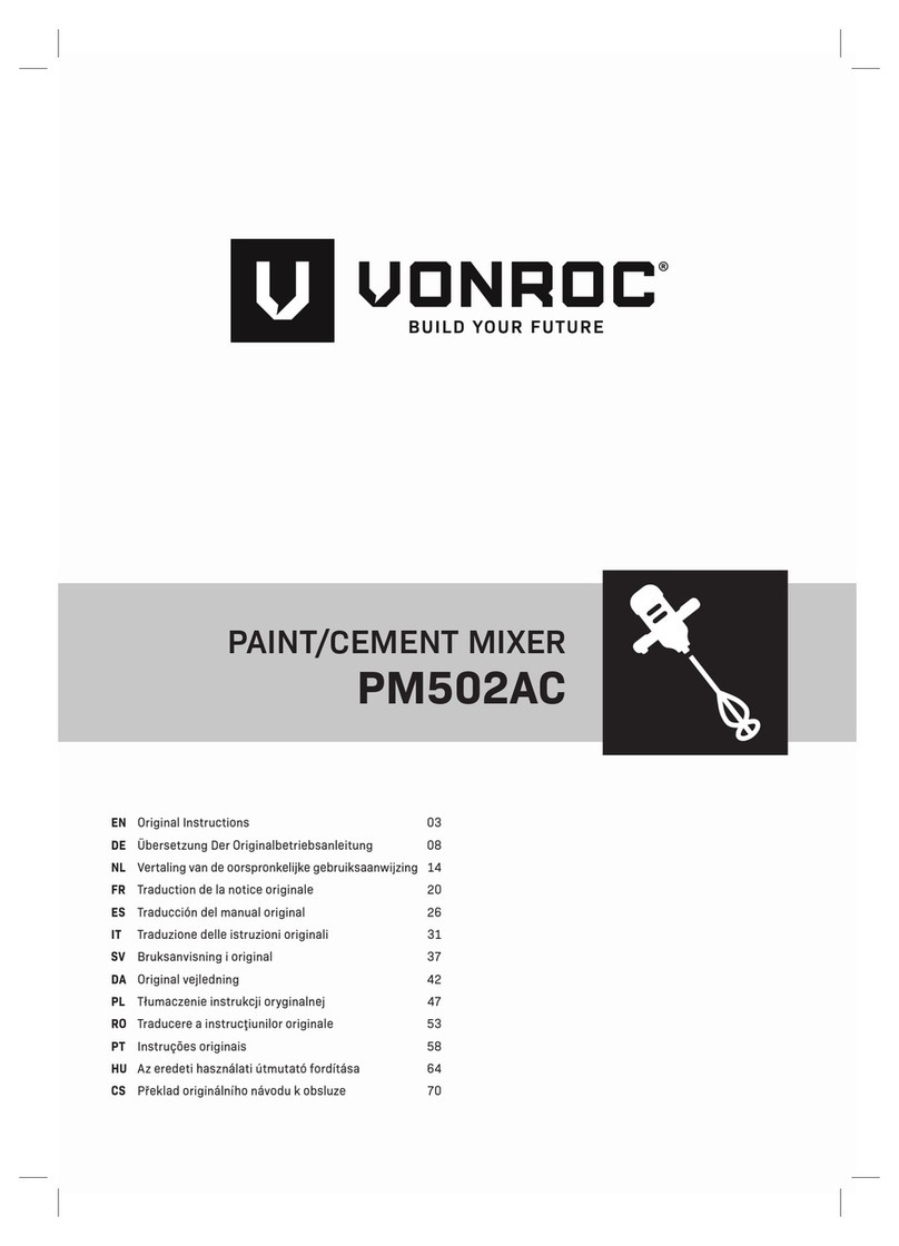VONROC PM502AC Original instructions