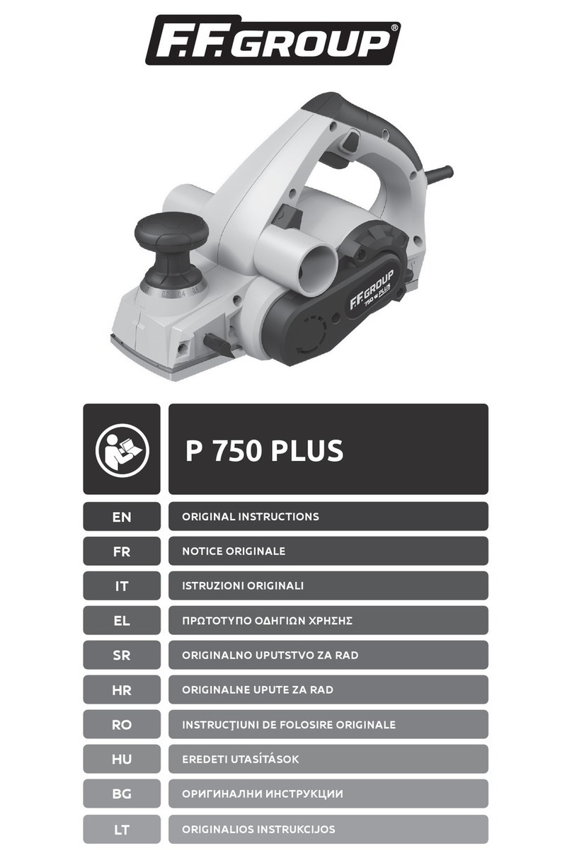 F.F. Group P 750 PLUS Original instructions