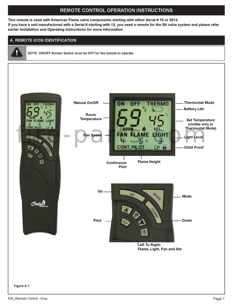american flame AF3003TX User manual