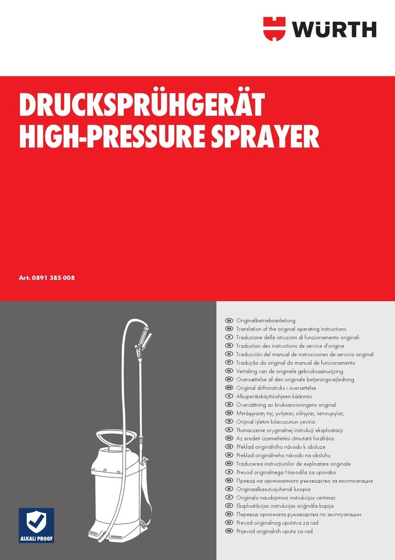 Würth 0891 385 008 Translation of the original operating instructions