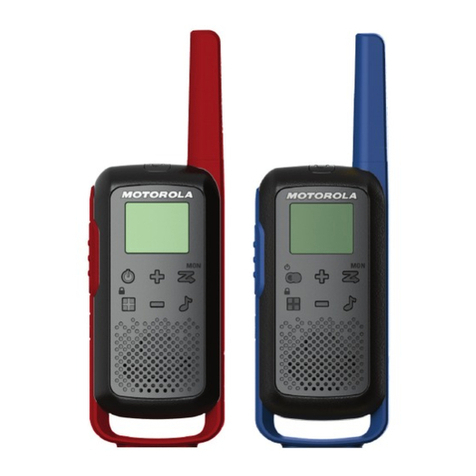 Motorola TALKABOUT T21 Series User manual