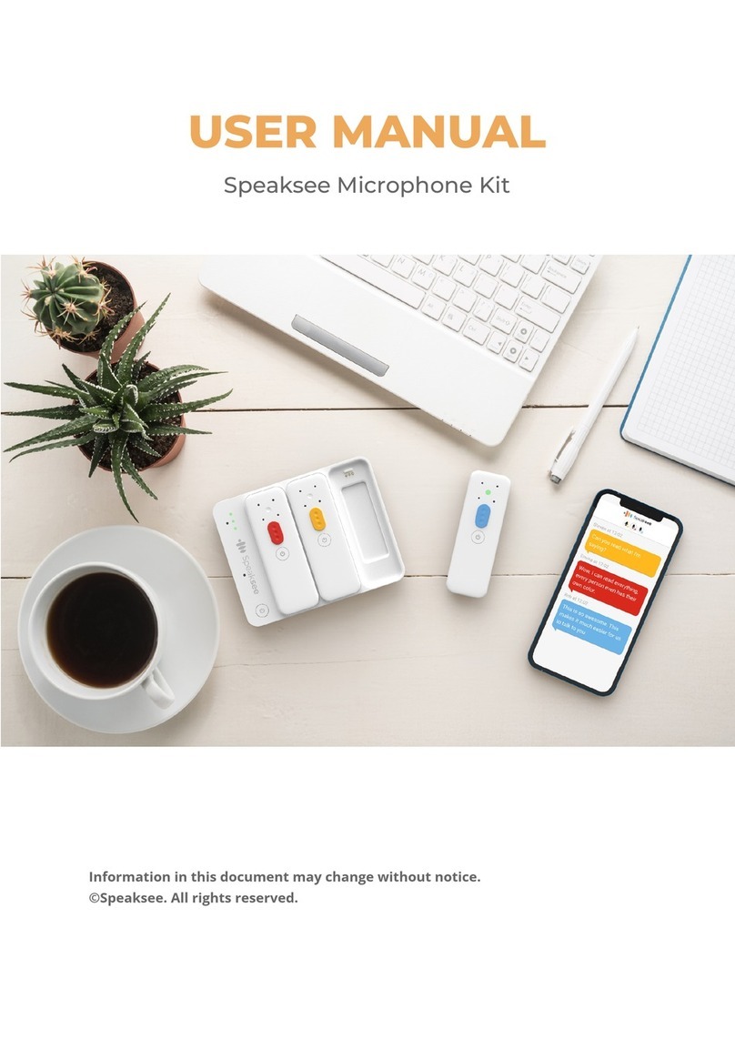 Speaksee Microphone Kit user manual