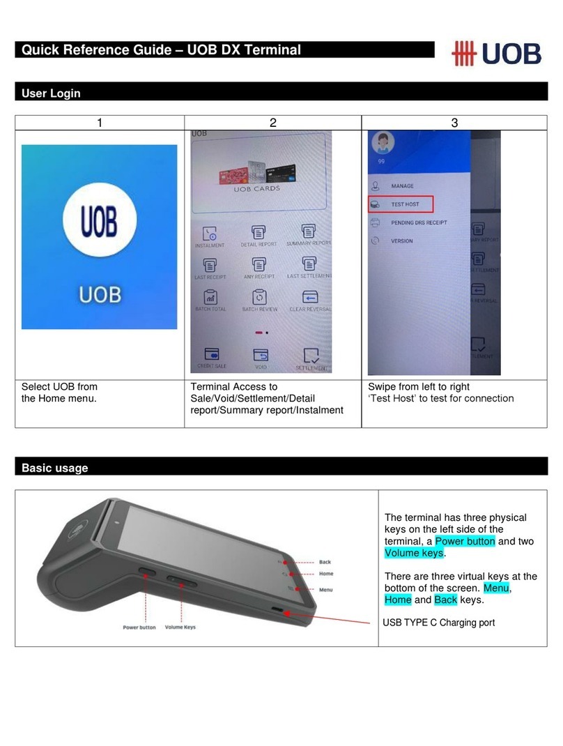 Ingenico UOB Quick reference guide