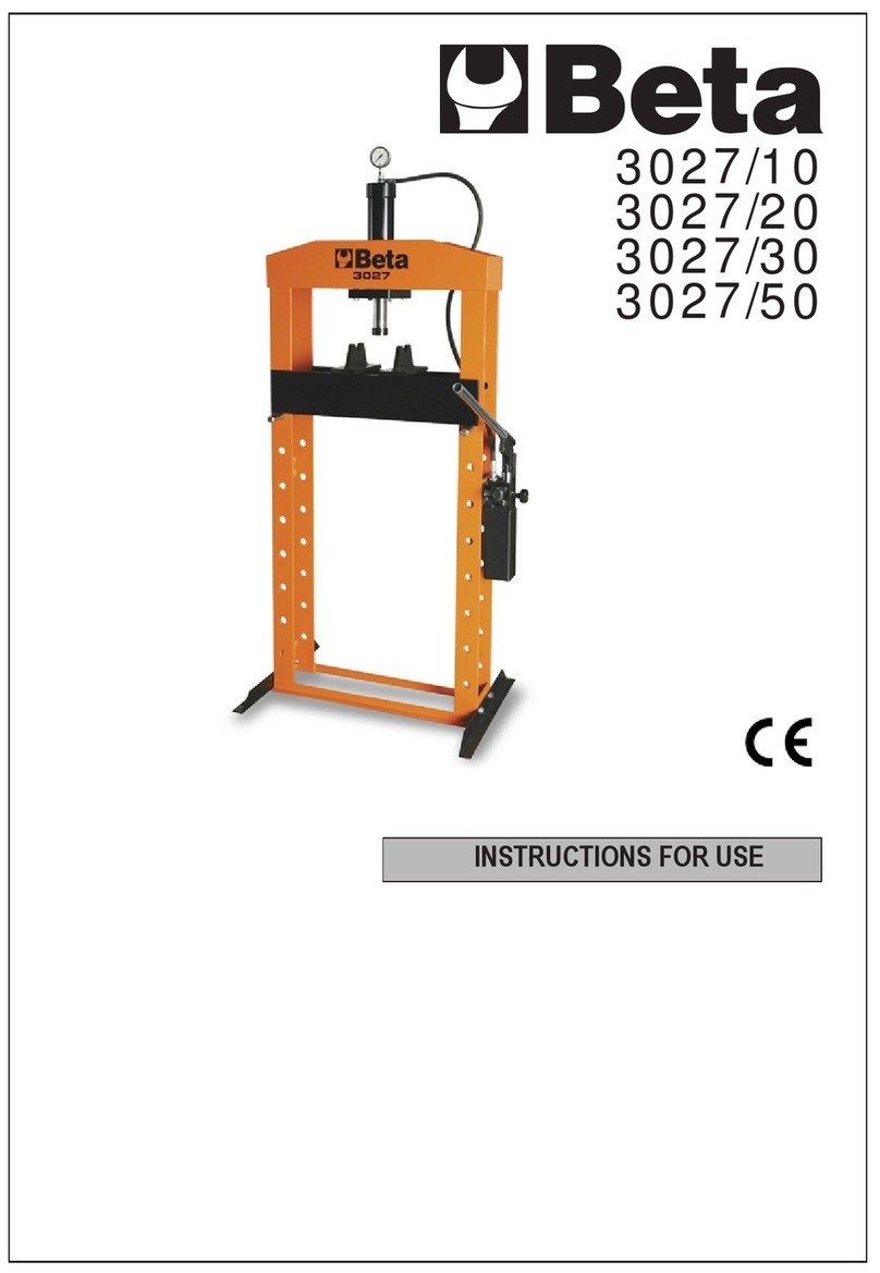 Beta 3027/10 User manual