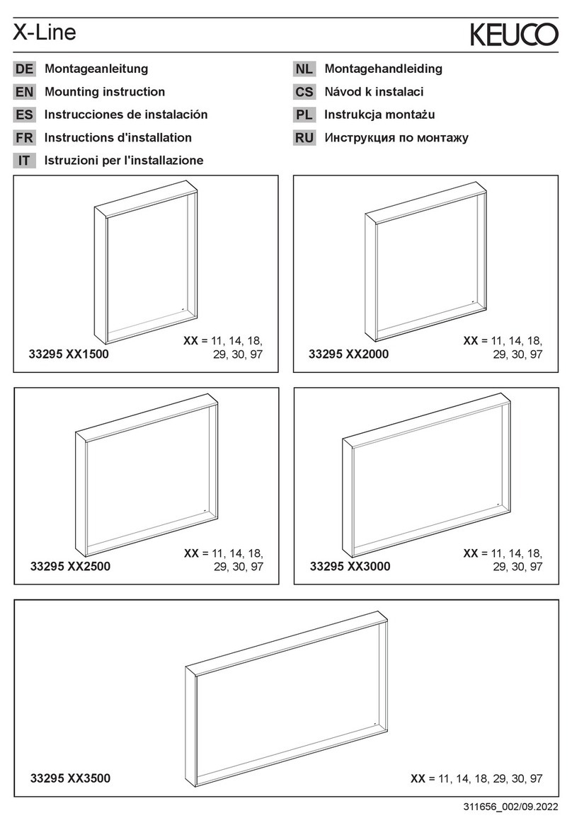KEUCO X-Line 33295 User guide