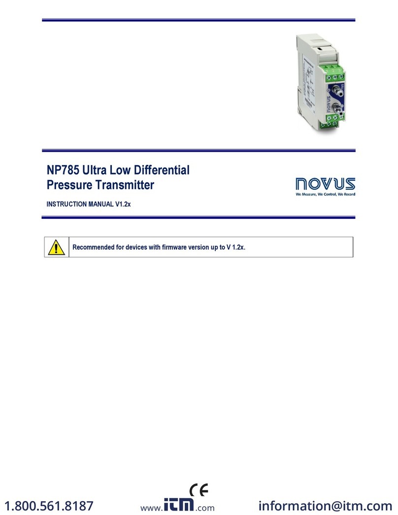 Novus NP785 instruction manual Novus NP785 instruction manual