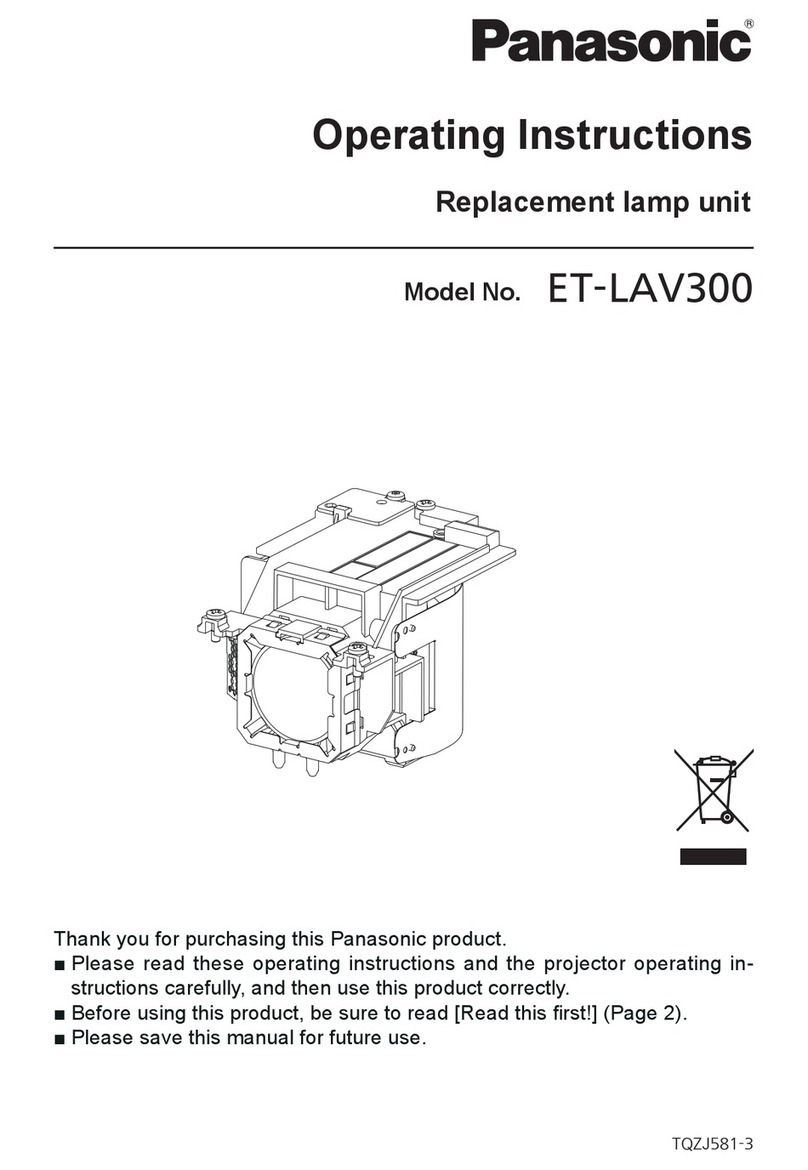 Panasonic ET-LAV300 operating instructions