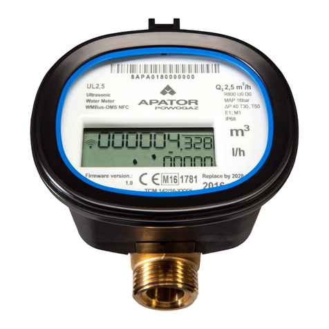 Apator ULTRIMIS UL2,5 Installation instructions