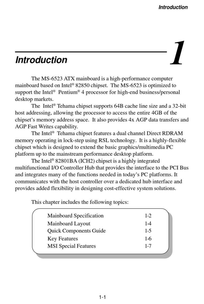 MSI 850 Pro2 manual