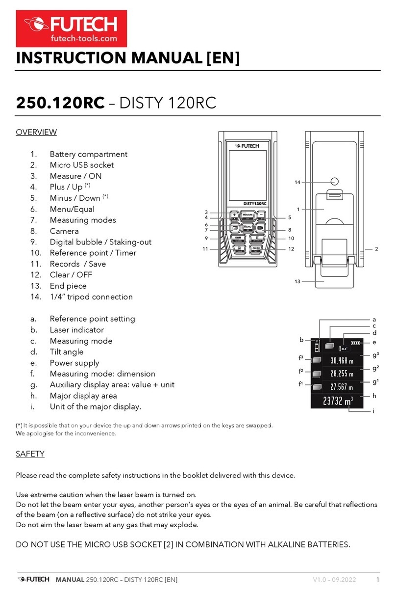 Futech DISTY 120RC User manual
