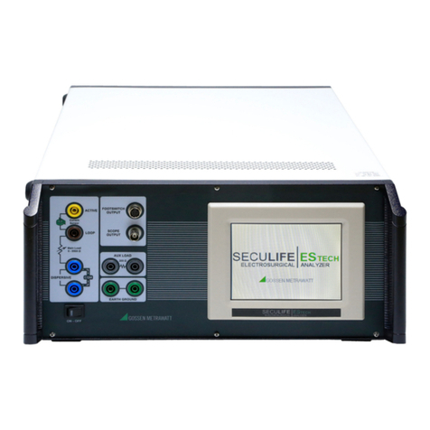 Gossen MetraWatt SECULIFE ES TECH operating instructions