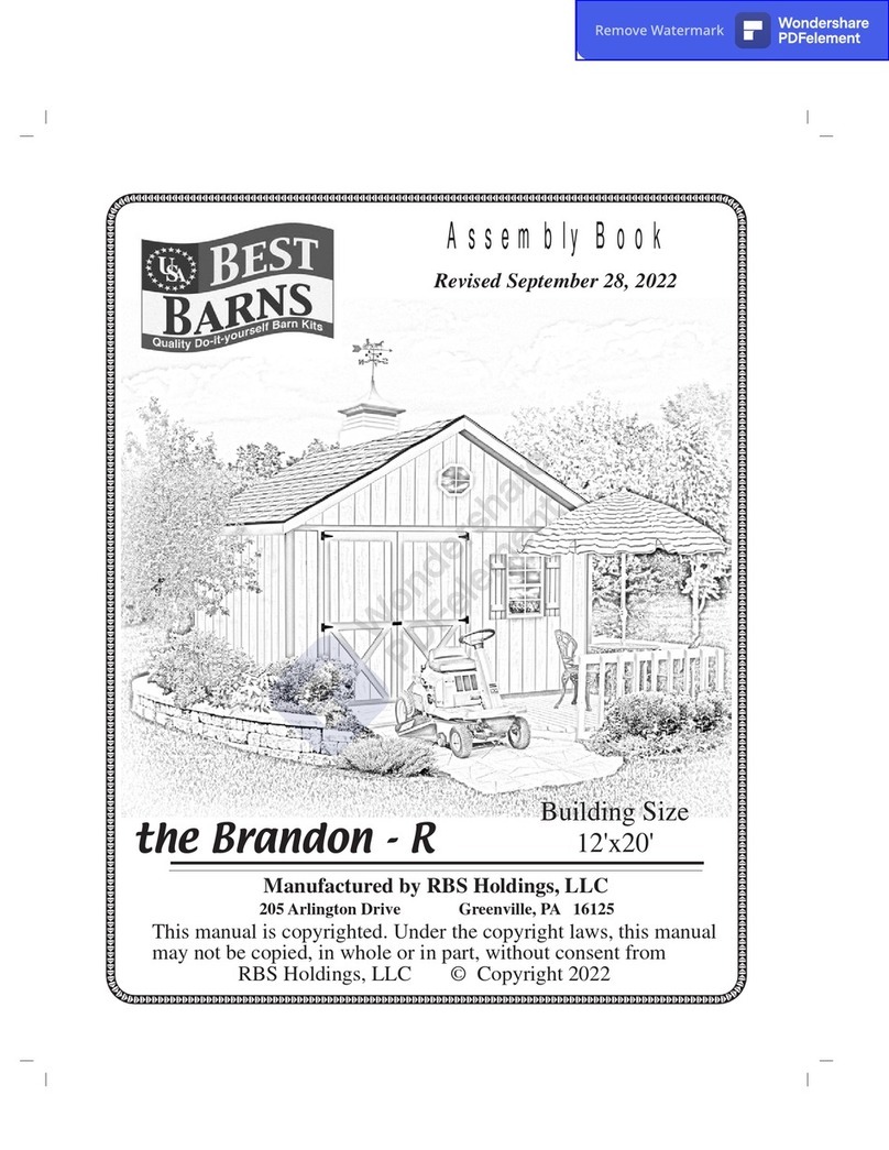 Best Barns Brandon-R Assembly Book