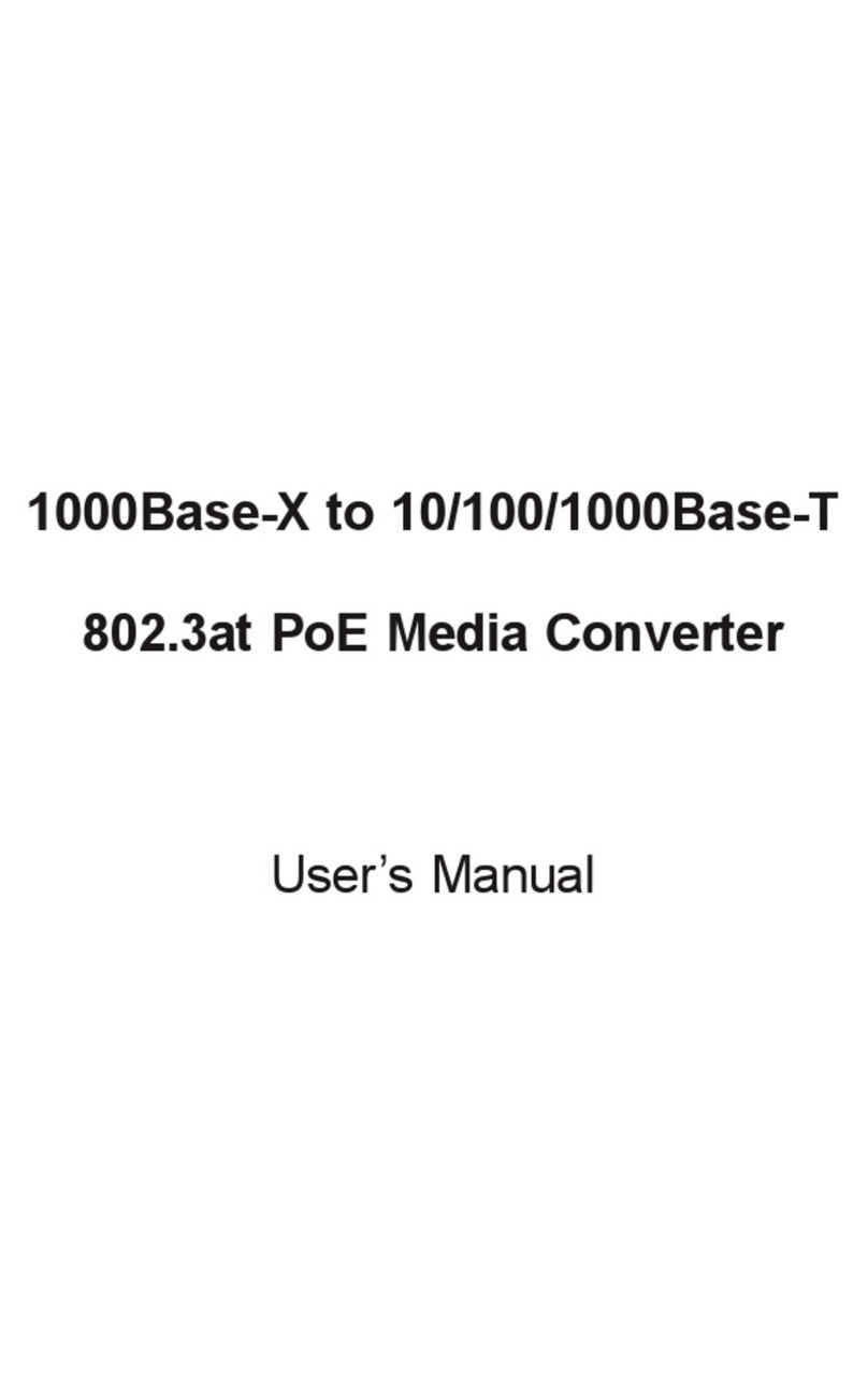ANTAIRA FCU-2805P-SFP User manual